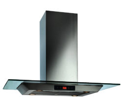 BAUMATIC BTI9170GL Island Cooker Hood - Stainless Steel & Glass